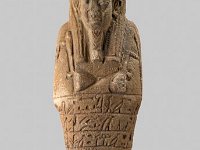Aeg F 173  Aeg F 173, Spätzeit, Uschebti des Sohnes der Ta-Sopdu, Fayence, H 17,4 cm, B 4,5 cm, T 3,3 cm : Bestandskatalog Ägypten, Museumsfoto: Claus Cordes
